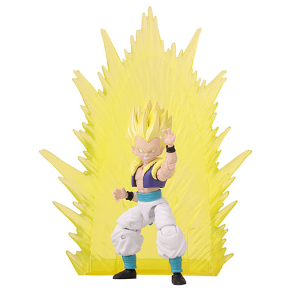 Dragon Ball Super Gotenks Súper Saiyajin Dragon Stars Power Up Pack Figura Articulada de acción de 6.5" (14.5 cm) con Accesorios de Efectos de Poder Muñeco Coleccionable para Niños