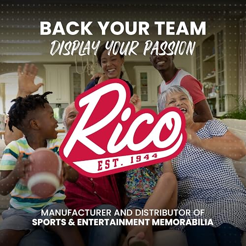 Rico Industries NFL Football Washington Commanders - Juego de calcomanías de 6 Piezas