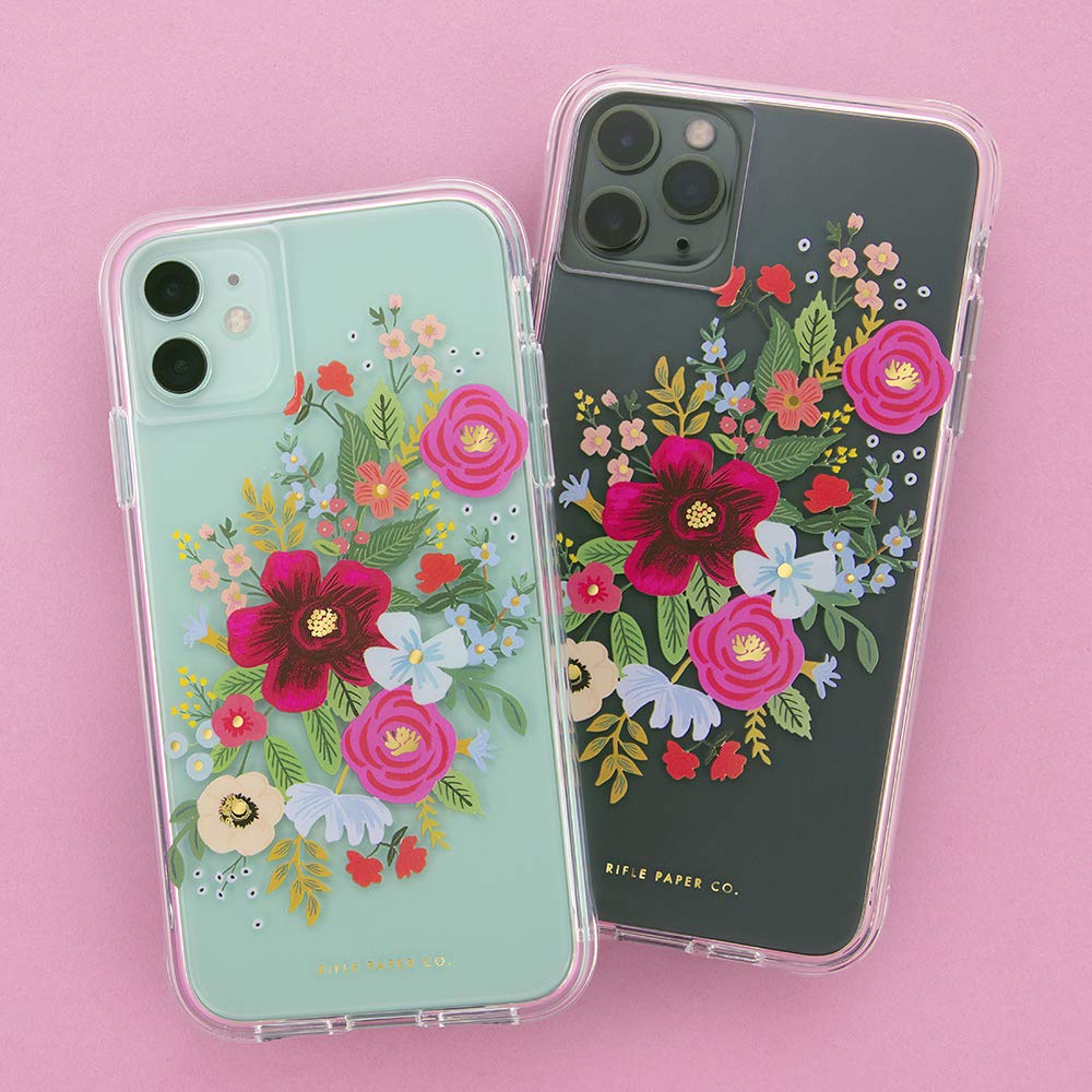Case-Mate Rifle Paper CO. Funda para iPhone 11 Pro, diseño Floral, 5.8, Rosa Salvaje