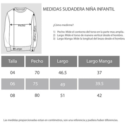 Optima French, Sudadera con Capucha Niñas
