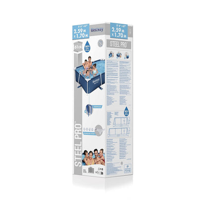 Bestway Piscina Estructural Rectangular Steel Pro 259 x 61 cm