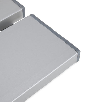 Camco Mesa Auxiliar Plegable de Aluminio, Pequeño | Capacidad para hasta 59 kg, se pliega a 2 pulgadas de ancho, se instala en segundos, no necesita herramientas