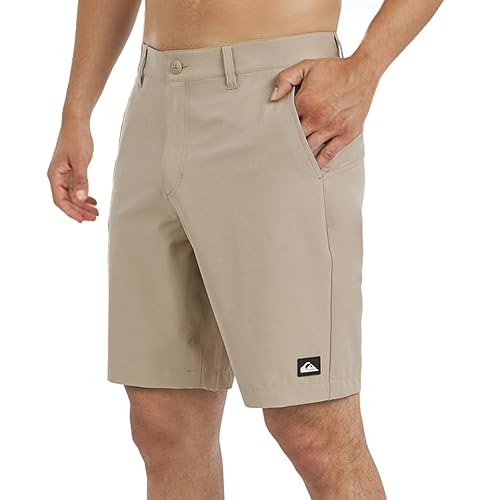 Quiksilver Regular Fit Fixed Waist Water Friendly Active Hybrid Shorts Pantalones Cortos Informales Hombre