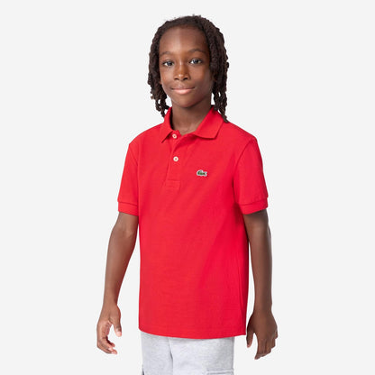 Lacoste Polo clásico de piqué de Manga Corta para niños Camisa de Polo para Unisex niño