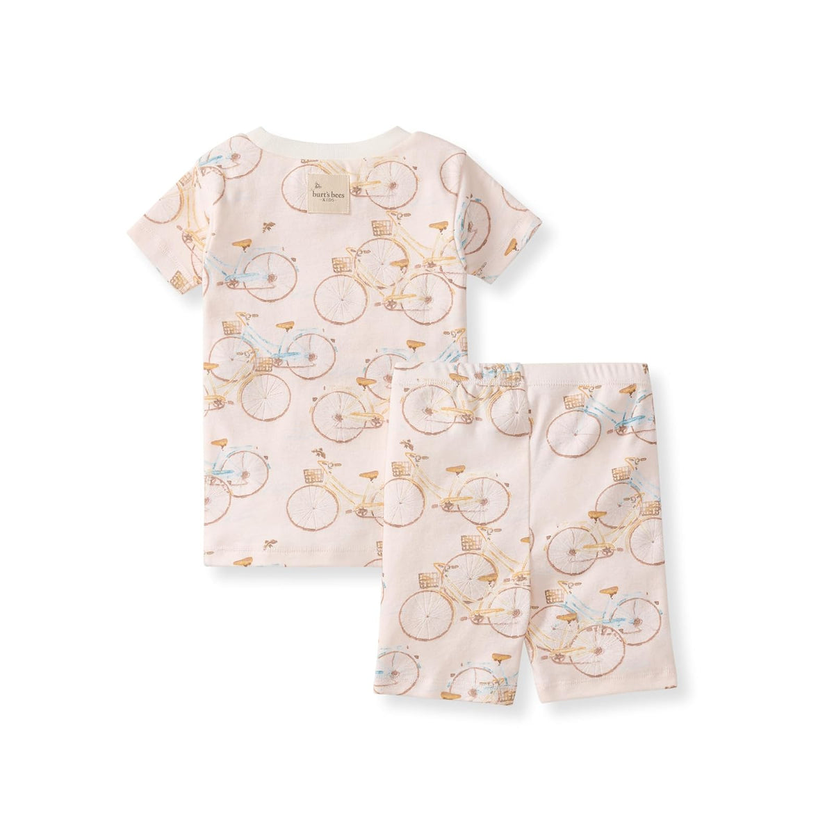 Burt's Bees Baby Baby Girls' Pajamas, tee and Short 2-Piece PJ Set Juego de Pijama bebés niñas
