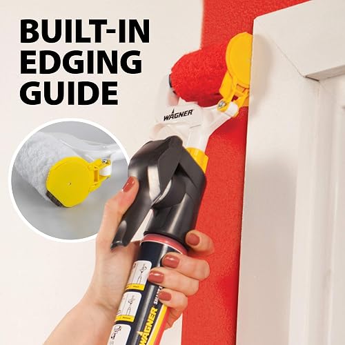 Wagner Spraytech Smart Edge - Rodillo, Smart Edge Roller, Amarillo