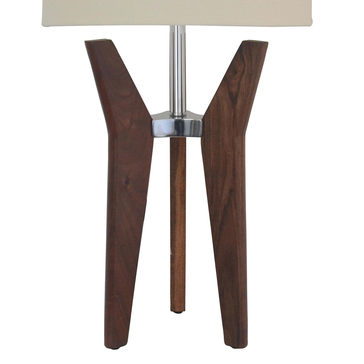 Luzerna CM-0167 Lámpara De Mesa Bumerang, Color Poplar Nogal, 1 Unidad