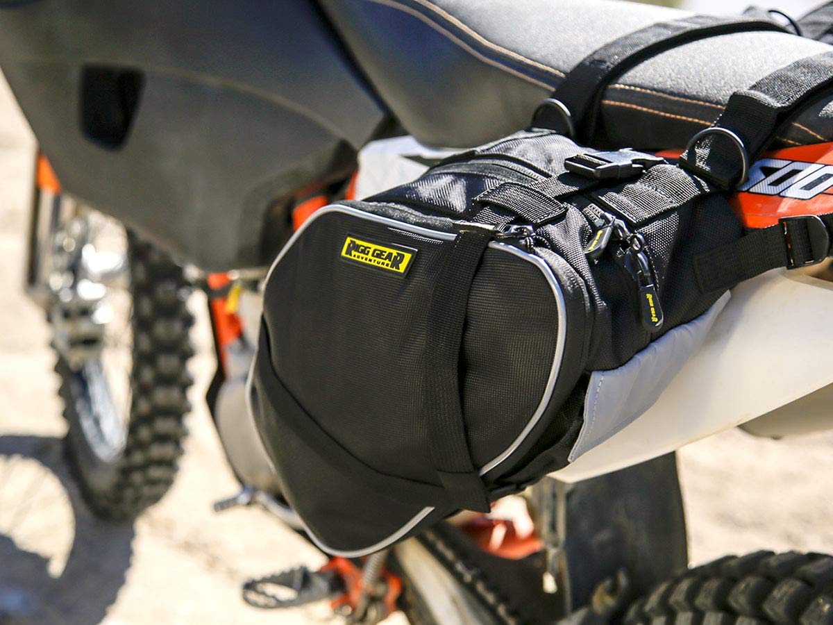 Nelson-Rigg RG-020 Alforjas Deportivas Duales para Motos Sport Enduro KTM, Honda, Yamaha, Suzuki, Negro, 15 L