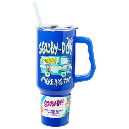 Silver Buffalo Vaso Térmico Care Bears, Acero Inoxidable, 40 oz - Scooby Doo Where Are You
