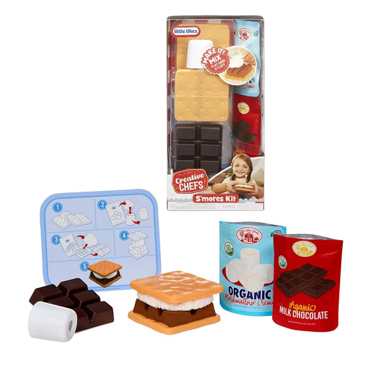 Little TIKES, Creative Chefs, Kit de S'Mores, Comida de Juguete para Modelar, de Arena Cinética, Juguete Didáctico