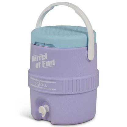 Igloo Lilac Breeze RETRO 2 galones barril de diversión
