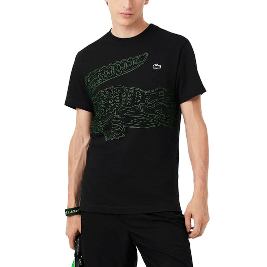 Lacoste Playera De Hombre, Algodón Manga Corta Corte Regular