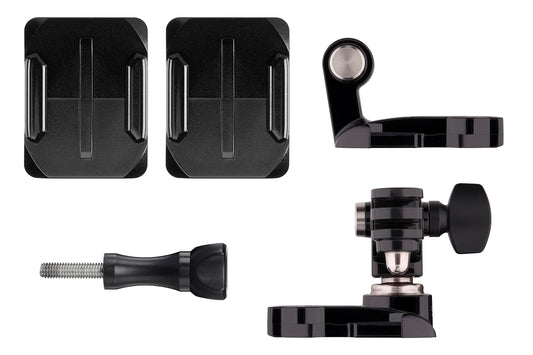 GoPro Montura para casco - Frente y lado compatible con todas las cámaras (Accesorio oficial GoPro)