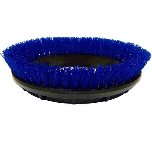 Oreck Commercial 237058 Scrub Orbiter Brush, Crimped Polypropylene, Blue, 10.5”