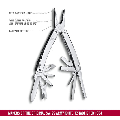 Victorinox Swiss Tool Spirit MX Multiherramienta 24 Funciones con Funda Nylon