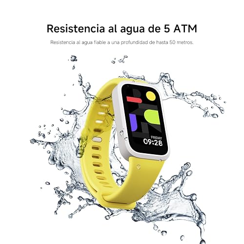 XIAOMI Band 9 Active, 5ATM, Rosa | Rosa, Pantalla TFT de 1.74", Cuerpo ultrafino, Monitoreo de Frecuencia cardíaca, 50+ Modos Deportivos, 5 ATM