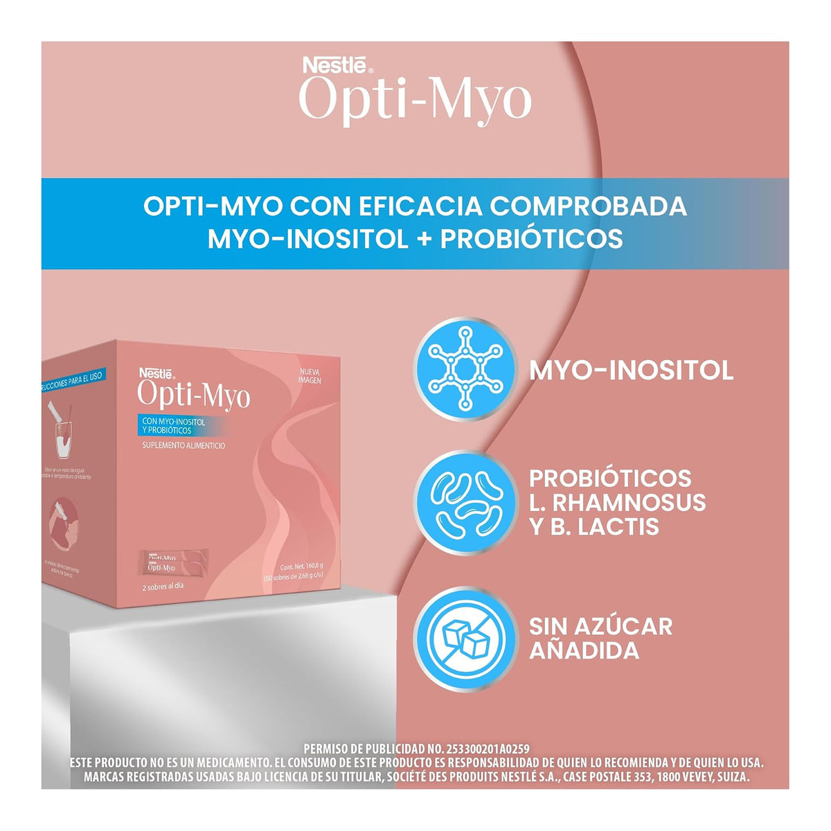Opti-Myo/G Balance Nestlé Caja con 60 Sobres