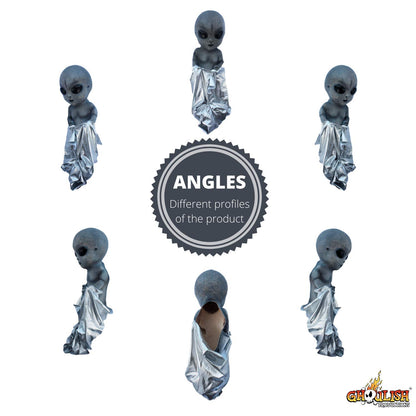 REV Alienigena, Bebe Alien del área 51, Decoracción de Bebe Marciano, Accesorio de Marciano, Decoración para casa de Extraterrestre, Accesorio para Disfraz de Alien