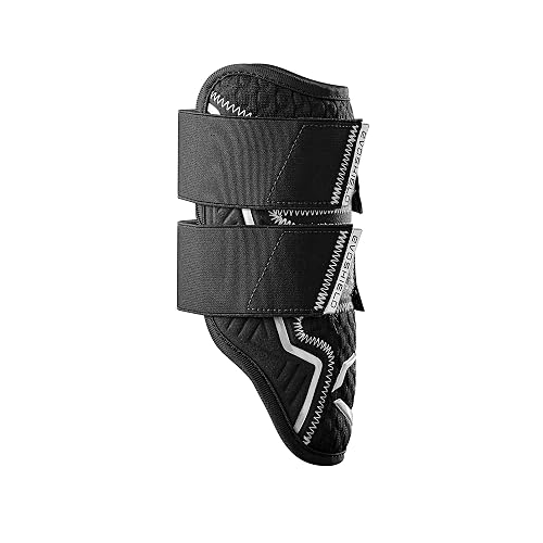 EvoShield Pro-SRZ 2.0 Batter's Double Strap Elbow Guard, Negro, Azul Marino, Adolescentes y Jóvenes Adultos, Protector de Codo, Guarda Elbow, Guardapierna, Béisbol