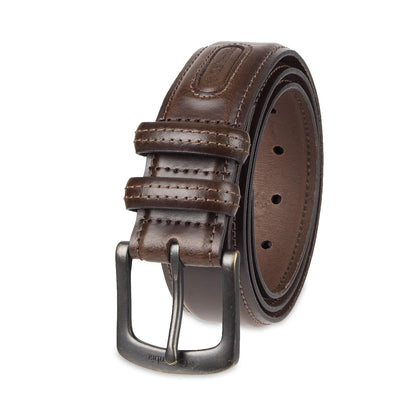 Columbia Cinturón con logo clásico – Vestido casual con hebilla de una sola punta para jeans caqui Cinturón para Hombre