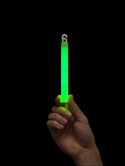 Cyalume - Green Glow Sticks: 12 horas de luz brillante de primera calidad, barras de luz SnapLight de 6 pulgadas para una variedad de usos (paquete de 10)