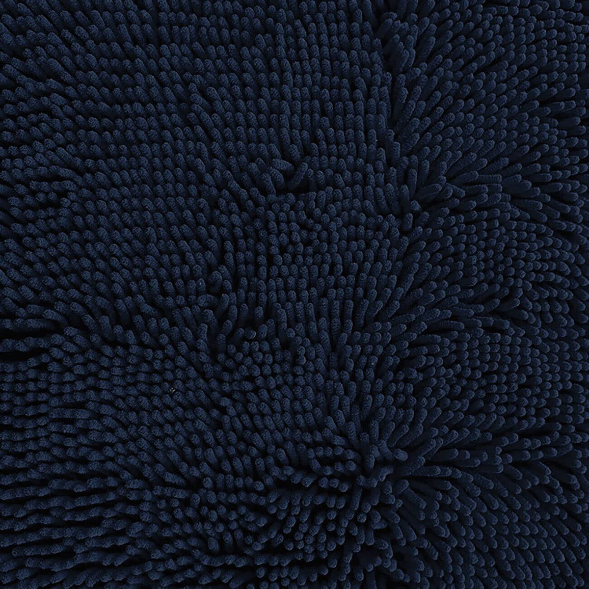 Home Must Haves Alfombra de baño de felpilla Suave y acogedora de Color Azul Marino, Altamente Absorbente, Antideslizante
