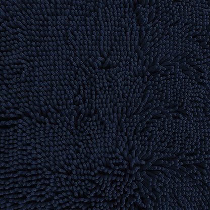 Home Must Haves Alfombra de baño de felpilla Suave y acogedora de Color Azul Marino, Altamente Absorbente, Antideslizante