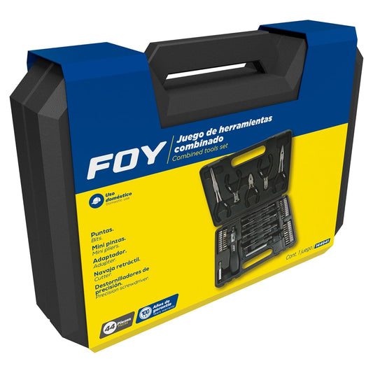 Foy 144041 Juego Combinado de Herramienta, 44 Piezas