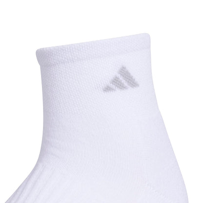 adidas Cushioned Quarter Socks (3-pair) Over the Ankle Fit With Arch Compression Calcetín de cuarto Mujer