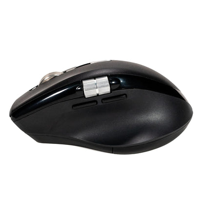 Naceb Technology Mouse Inalámbrico Doble Scroll - Bluetooth y 2.4GHz - Ergonómico con Rueda Lateral y Botón dpi - NA-0133