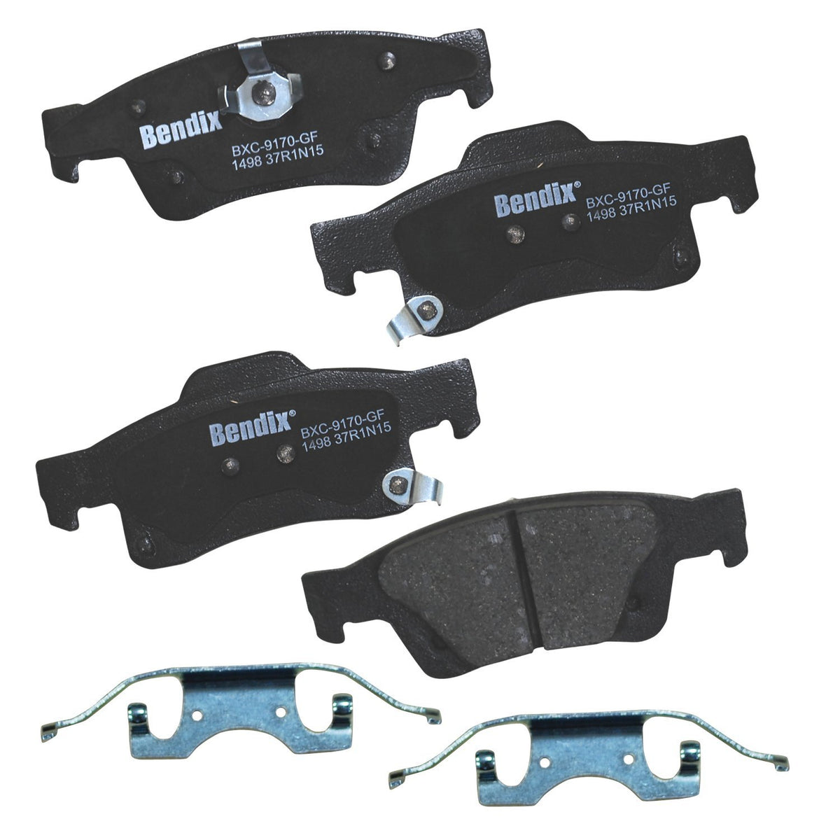 Bendix Priority1 Pastillas de Freno Traseras de Cerámica - CFC1498