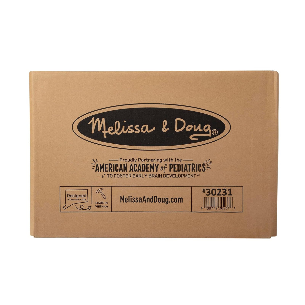 Melissa & Doug Escritorio con tapa abatible y silla para niños, juego de escritorio y silla de madera resistente, tapa con bisagra de seguridad, blanco, 40.894 cm alto x 59.944 cm ancho x 58.928 cm largo