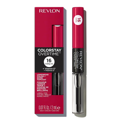 Revlon ColorStay Overtime Lipcolor Labial de Larga Duración - Rojo