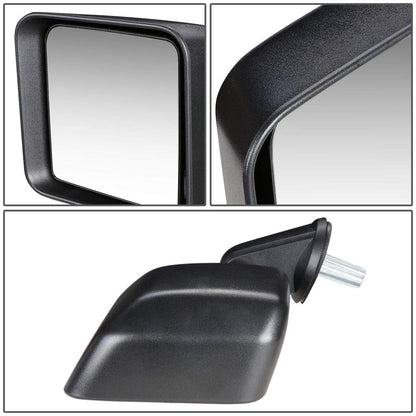 DNA Motoring Espejo Lateral Izquierdo Manual Jeep Wrangler OEM-MR-CH1320271