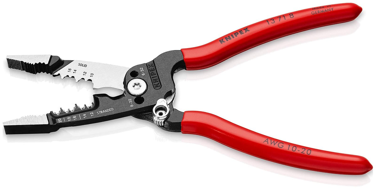 KNIPEX Tools 13 71 8 Pelacables forjados, 8 pulgadas