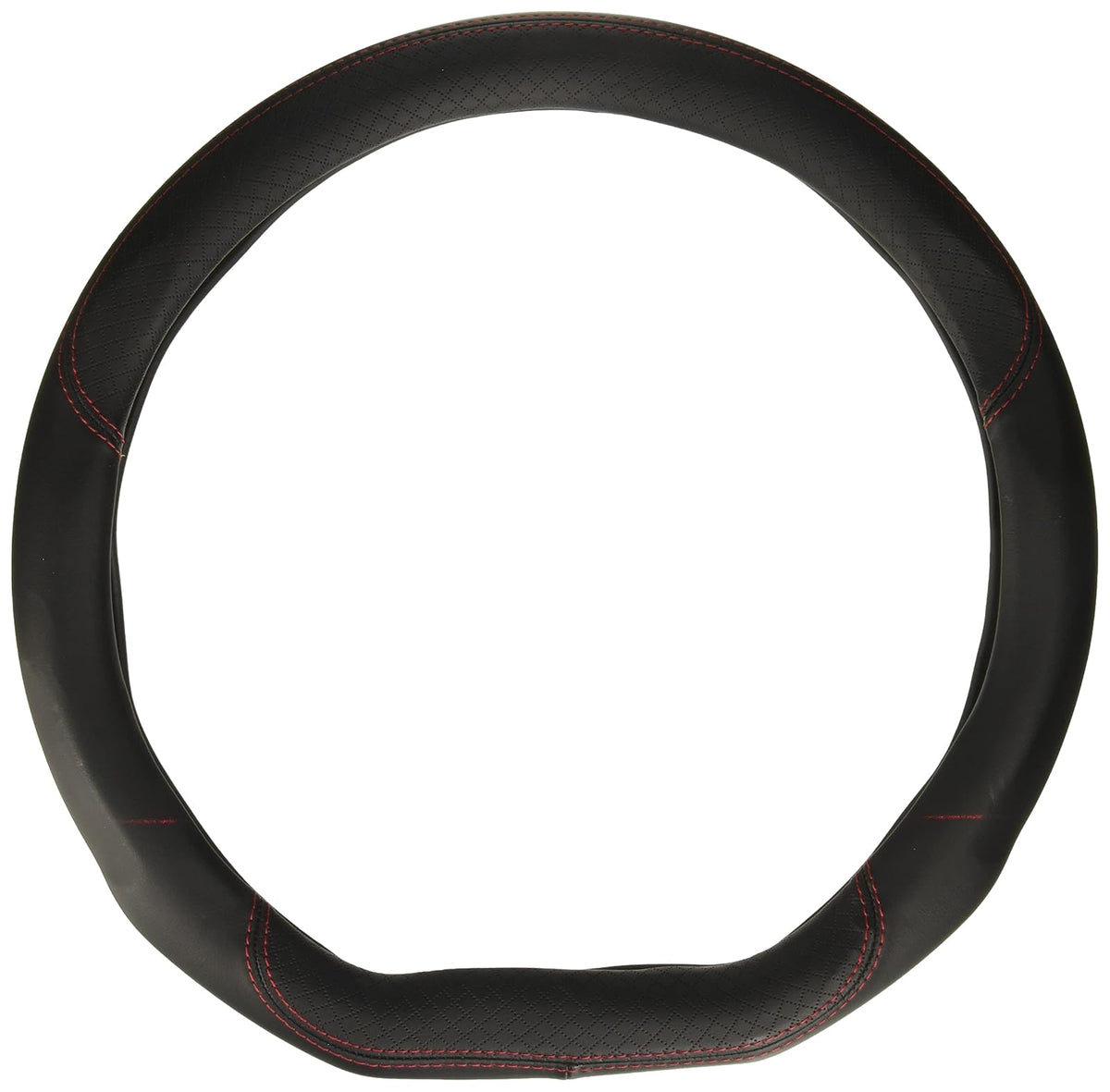 MIKEL´S CU-D1 Cubrevolante de piel, color negro, Forma "D"
