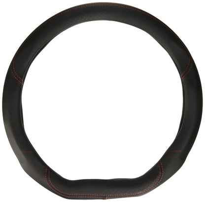 MIKEL´S CU-D1 Cubrevolante de piel, color negro, Forma "D"