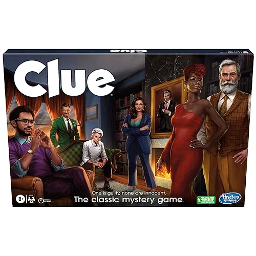 Hasbro Gaming Juego de Mesa para niños de 8 años en adelante, Juego de Pistas reimaginado para 2 a 6 Jugadores, Misterio, Detective, Juegos Familiares para niños y Adultos