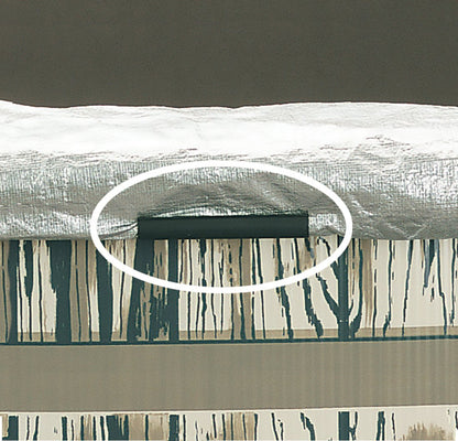 Gladon CLJR5012B 2-Piece Premium Swimming Pool Cover Clip Securing System, 12-Pack