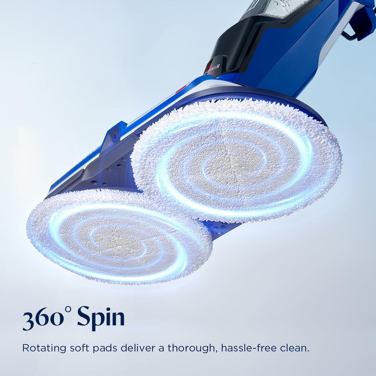 Bissell® SpinWave - Limpiador de trapeador con Cable para Piso Duro con Almohadillas para Orejas Lavables para Pisos Duros sellados, 20393