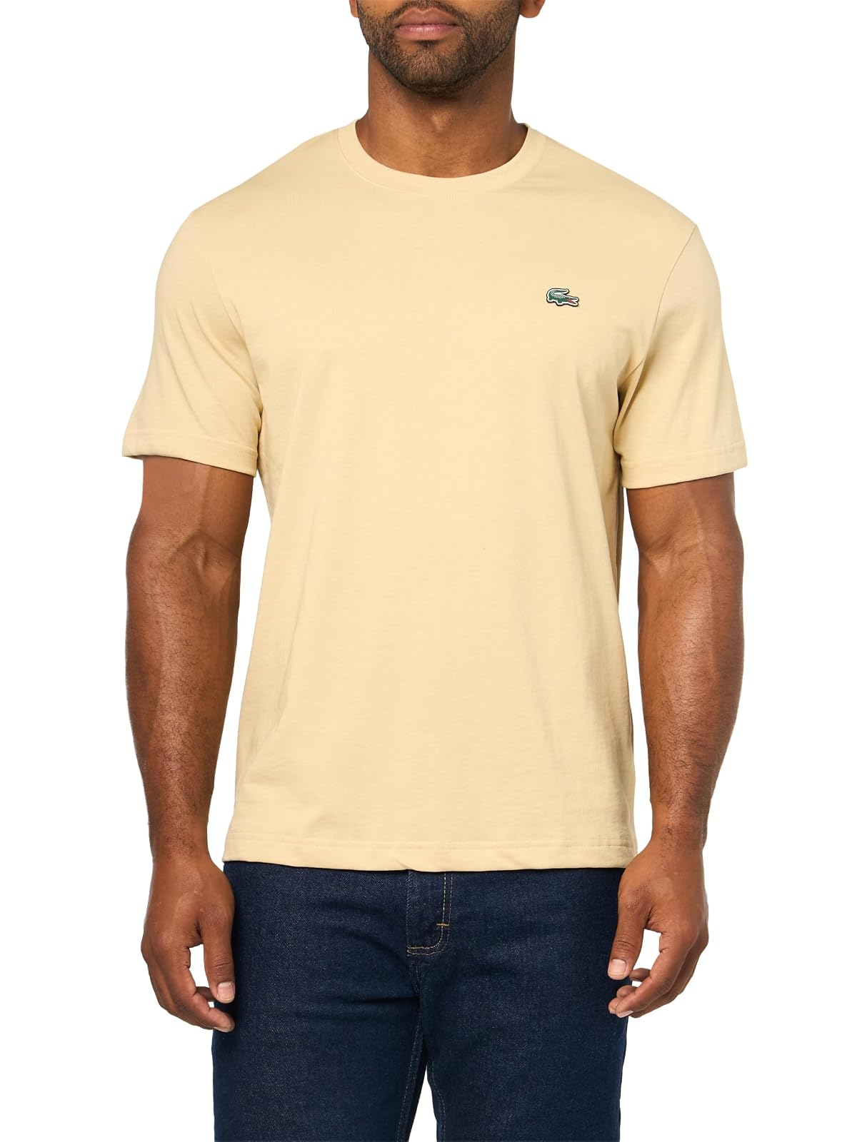Lacoste Playera Técnica Ligera para Hombre - CH - Mijo