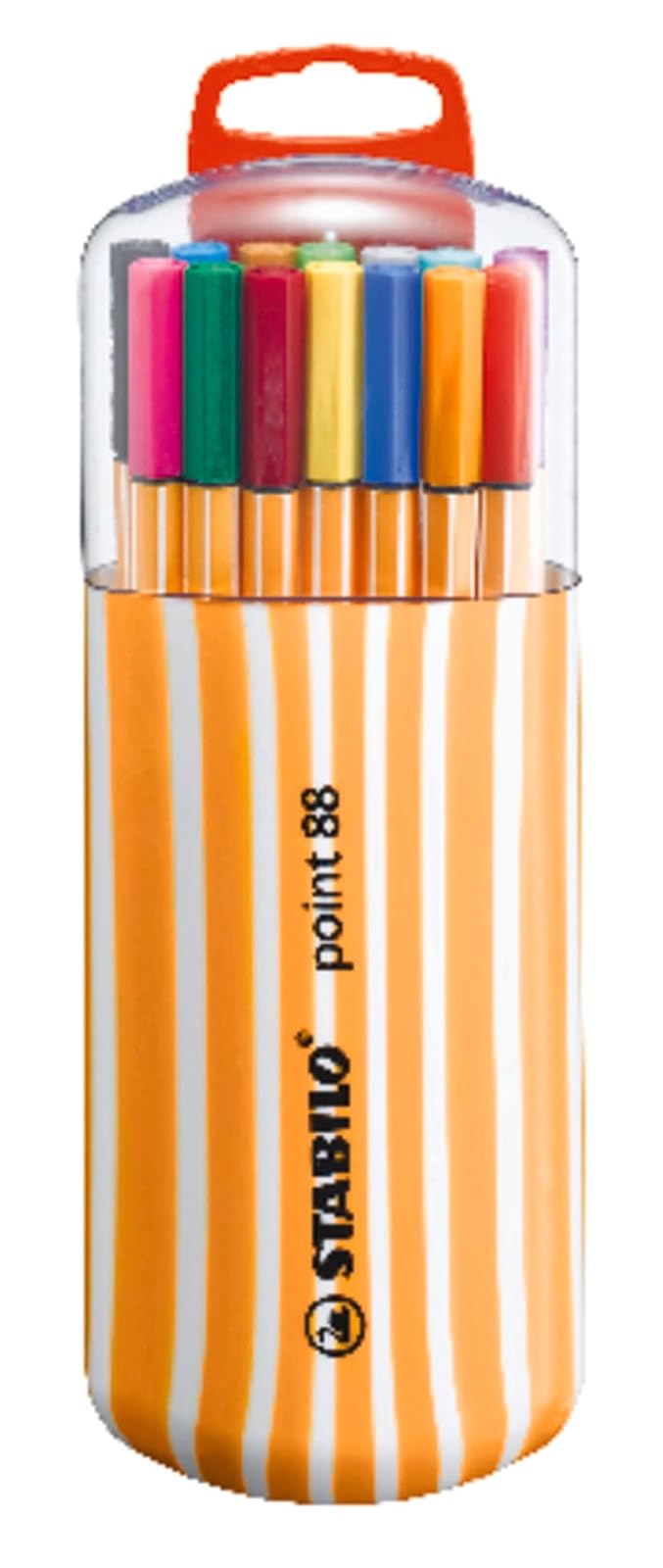 STABILO point 88 - Estuche premium Zebrui con 20 colores