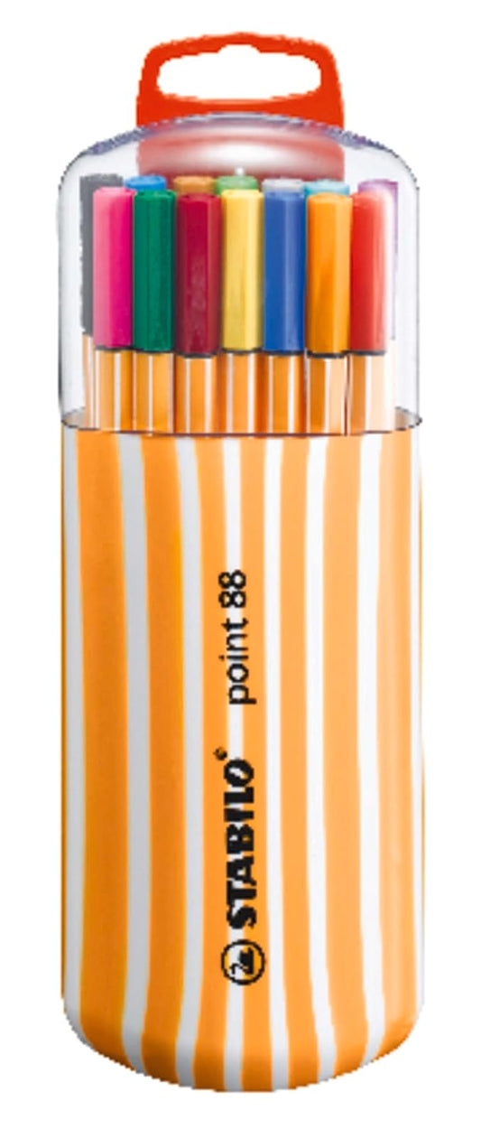STABILO point 88 - Estuche premium Zebrui con 20 colores
