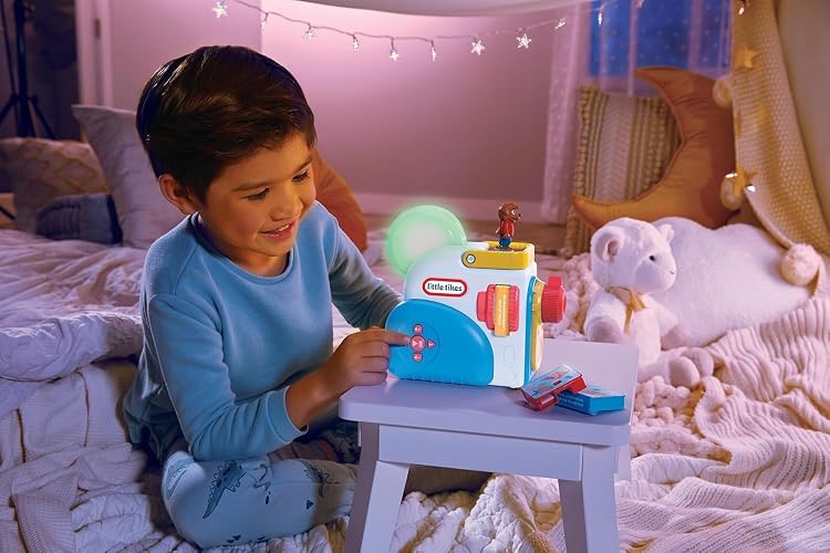 Little TIKES, Story Dream Machine, Proyector de Cuentos para Niños, 3 Historias para Dormir de Hans Christian Andersen
