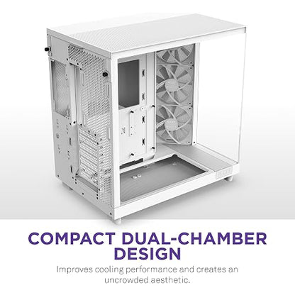 NZXT Gab H6 Flow Blanco ATX