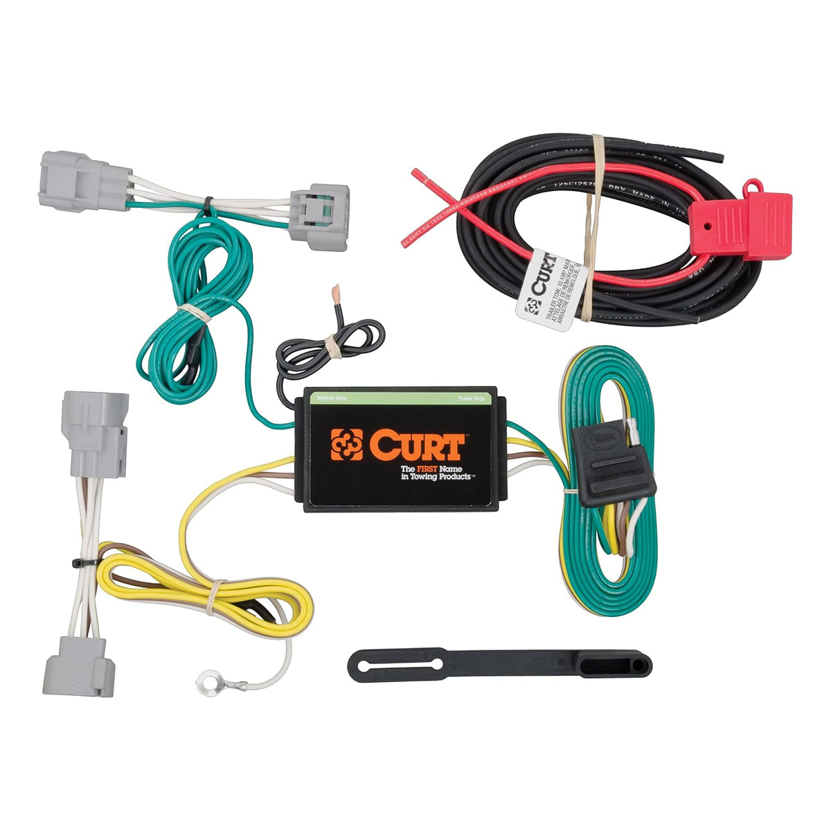 Curt 56208 - Arnés de cableado Personalizado para Remolque de 4 Pines, se Adapta a Jeep Cherokee