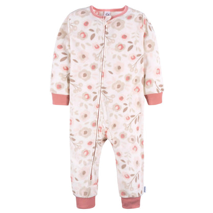 Gerber Flame Resistant Fleece Footless Pajamas 3-Pack Durmientes para bebés y niños pequeños bebés niñas