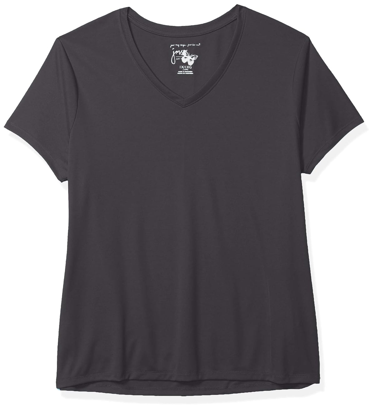 Just My Size Cuello en V Cool Dri. Camisa para Mujer