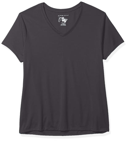Just My Size Cuello en V Cool Dri. Camisa para Mujer