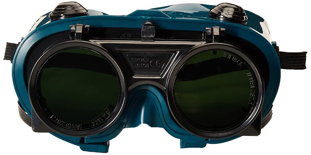 Surtek 137321 Gafas para soldar de 6 sombras para soldadura autógena con banda de ajuste